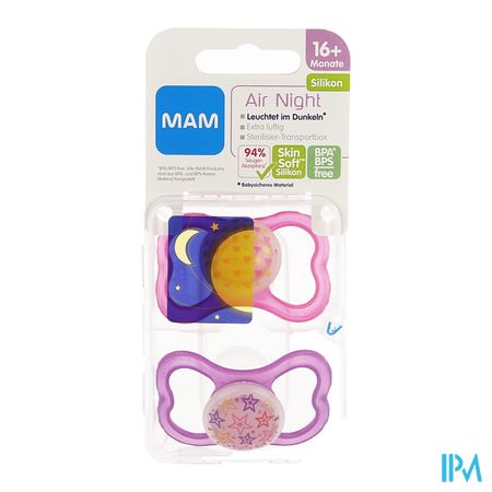 Mam Sucette Air Night +16m Fille 1
