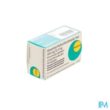 Irbesartan Hct Teva 300mg/12,5mg Filmomh Tabl 98