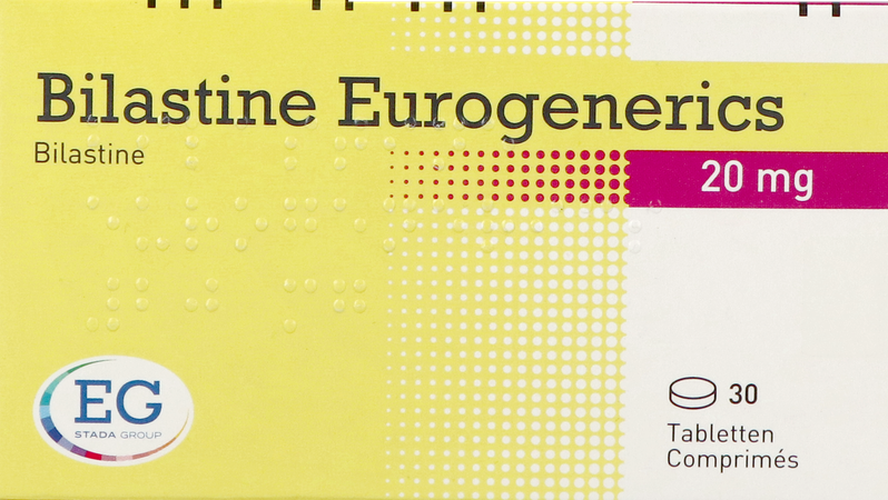 Bilastine Eurogenerics 20Mg Tabl 30 3