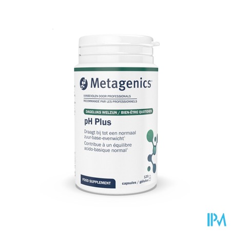 Ph Plus Pot Caps 120 20554 Metagenics
