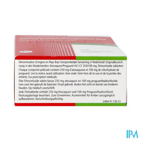 Atovaquone Prog.eg 250mg/100mg Orifarm Film.tabl48 1