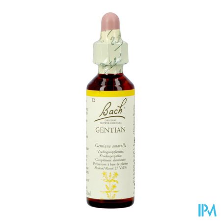 Bach Flower Remedie 12 Gentian 20ml 2
