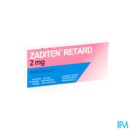 Zaditen Retard Comp. 28 X 2mg