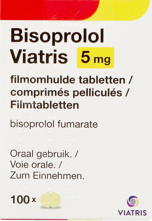 Bisoprolol Viatris 5mg Fl Comp Pell 100 4