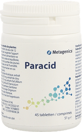 Paracid Caps 45 25022 Metagenics 2