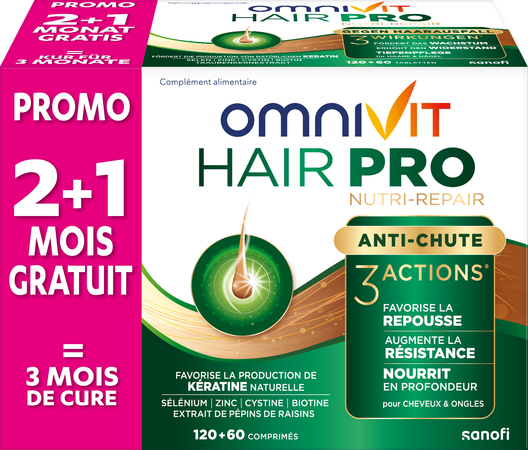 Omnivit Hair Pro Nutri Repair             Comp 180 4