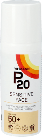 P20 Zonnecreme Sensitive Gezicht Spf50+ 50g 7