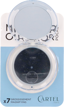 Zakspiegel Rond Blauw - 9cm - X7 (azie) 2