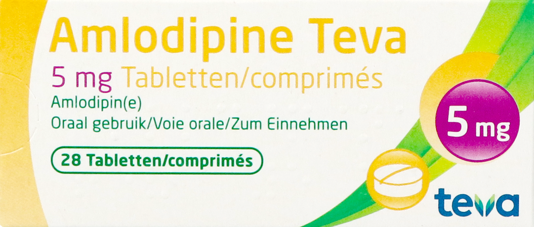 Amlodipine Teva 5mg Tabl Blister 28 2