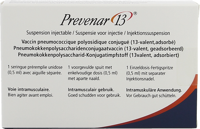 Prevenar 13 Orifarm Susp Inj Fl Inj 1 X 0,5ml 3