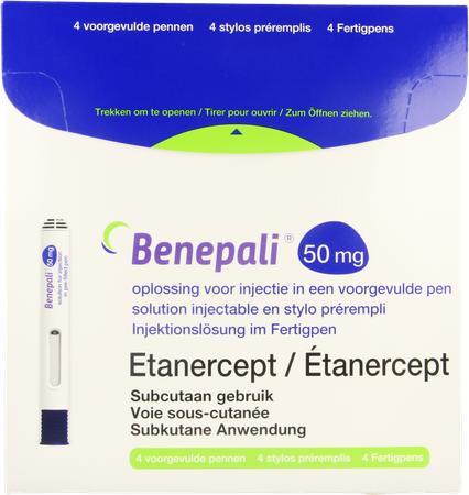 Benepali 50mg Opl Inj Voorgevulde Pen 4 1