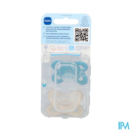 Mam Original Night Sucette Silic. Pure 0-6m Bleu 2 1