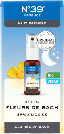 Bachbloesem Bio N°39 Noodgevallen Nacht Spray 20ml 3