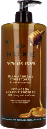 Nuxe Reve De Miel Gel Nettoyant Surgras 750ml 1