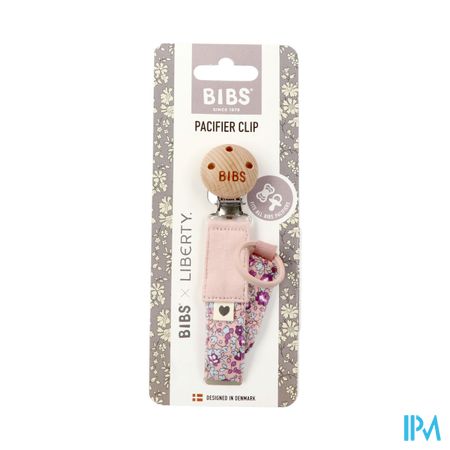 Bibs Attache Sucette Liberty Blush