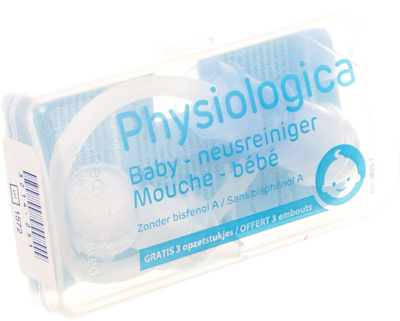 Physiologica Mouche Bebe Bleu + 3 Embouts 1