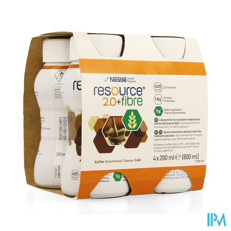 Resource 2.0 Fibre Koffie 4x200ml 12100790