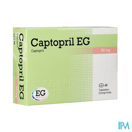 Captopril EG           Tabl 60X50Mg