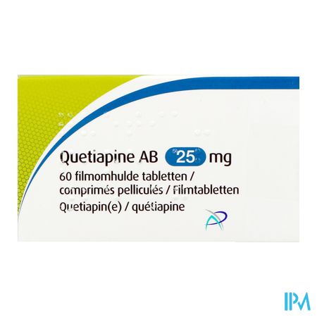 Quetiapine Ab 25mg Filmomh Tabl 60x25mg 1