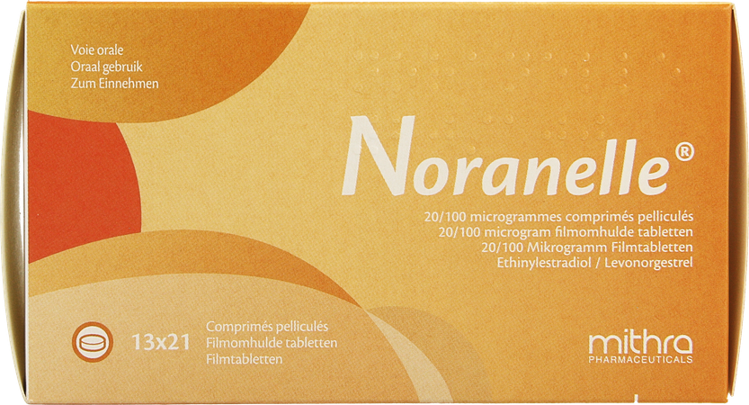 Noranelle 20/100mcg Comp Pell 13 X 21 3