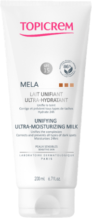 Topicrem Mela Egaliserende Ultra-hydra Melk 200ml 1