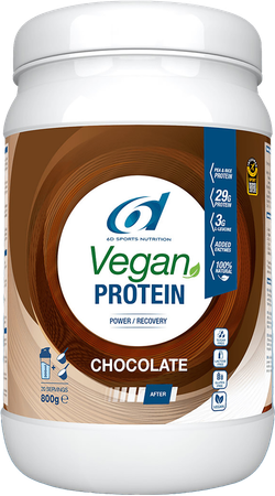 6d Vegan Protein Chocolate 800g 1