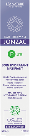 Jonzac Soin Hydratant Matifiant Bio Tube 50ml 1