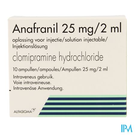 Anafranil Amp Inj 10 X 25mg/2ml 2