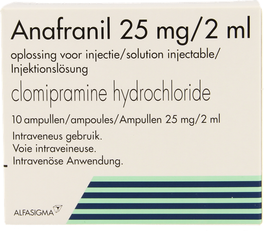 Anafranil Amp Inj 10 X 25mg/2ml 2