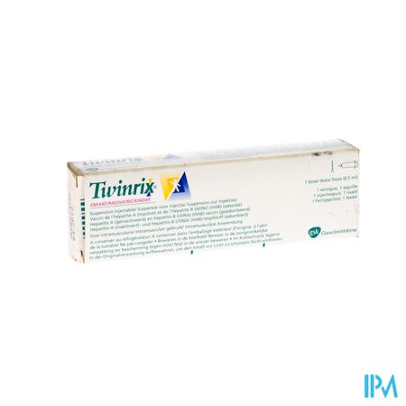 Twinrix Pediat Vaccin Ser Inj Im 0,5ml 1