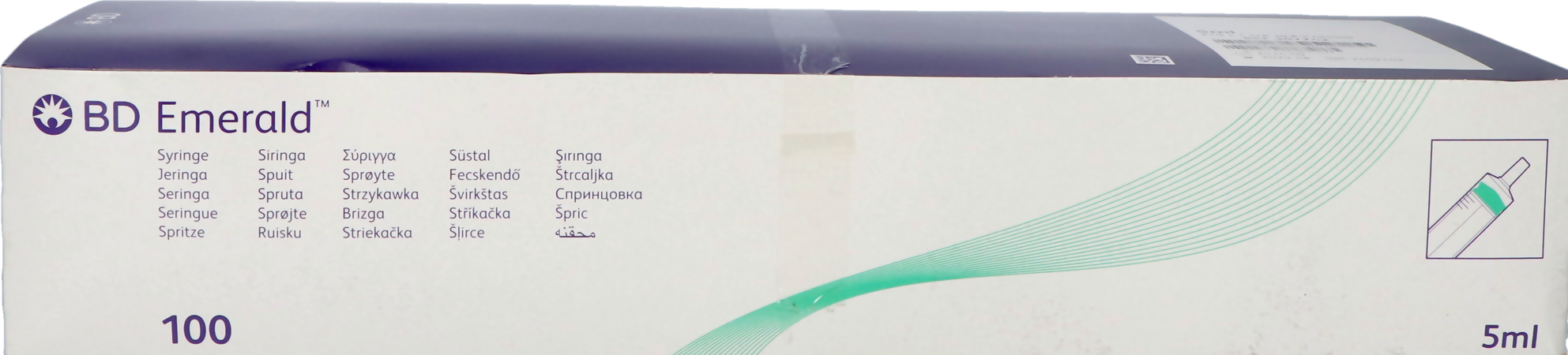 Bd Emerald 5ml Luer Slip+detach.needl.21gx40mm 100 3