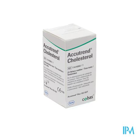 Accutrend Cholesterol Strips 25 11418262165