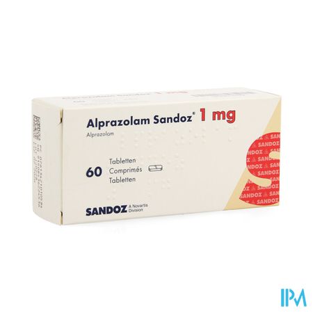 Alprazolam Sandoz 1,00mg Comp 60 X 1,00mg 1