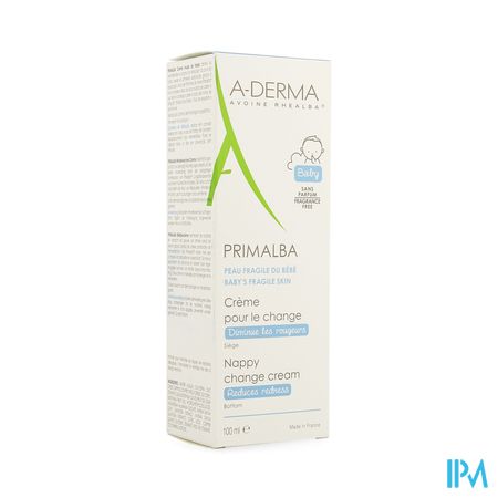 Aderma Primalba Luierwissel Creme 100ml Nf