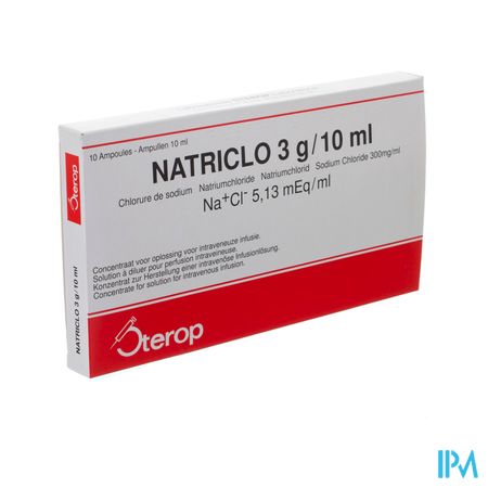 Natriclo Amp Inj 10 X 3g/10ml