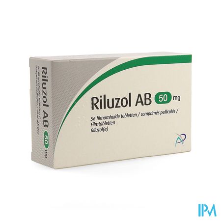 Riluzol Ab 50mg Omhulde Tabl 56 X 50mg