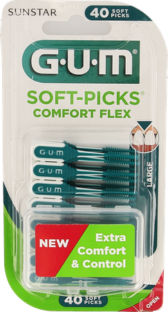 Gum Softpicks Comfort Flex Large 40 1