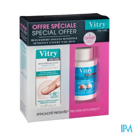 Vitry Soin Ongles Sensitive Pro Exp.+dissol. 75ml