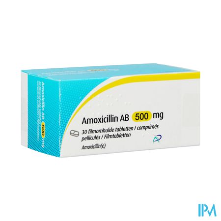 Amoxicillin Ab 500mg Filmomh Tabl 30 X 500mg