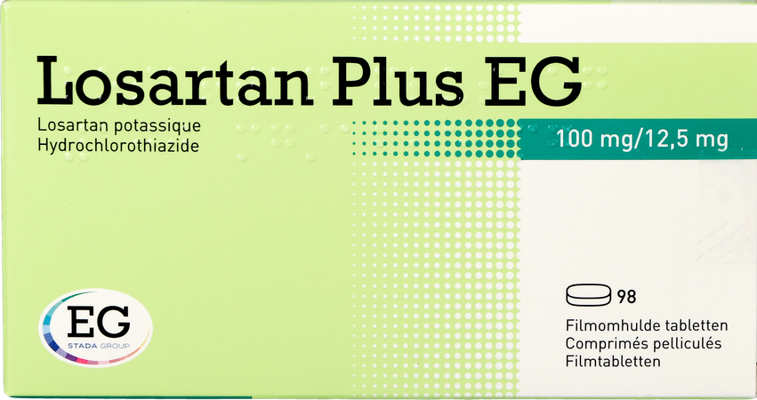 Losartan Plus EG 100 Mg/12,5 Mg Filmomh Tabl 98 1