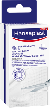 Hansaplast Fixatie Grote Opperv. 1mx10cm 2