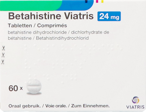 Betahistine Viatris 24mg Tabl 60 1