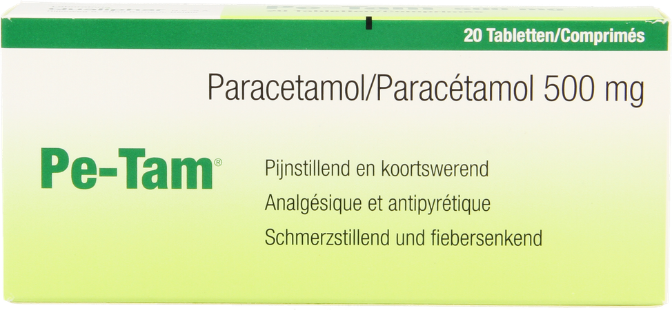 Pe-tam Tabl 20 X 500mg