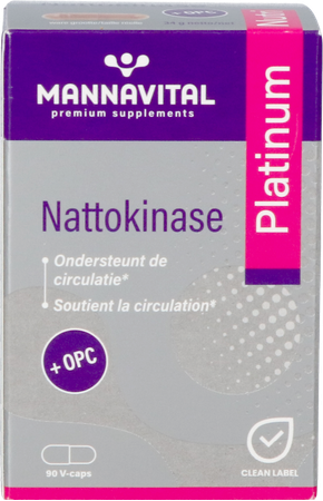Mannavital Nattokinase Platinium V-caps 90 4