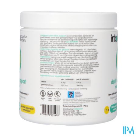 Intoleran Daily Fibre Support 175g 2