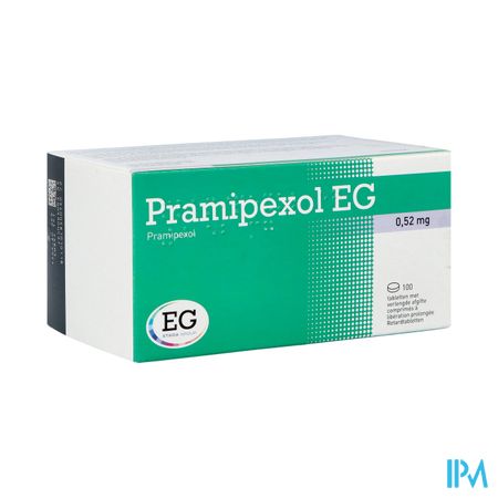 Pramipexol EG 0,52Mg Verlengde Afgifte Tabl 100