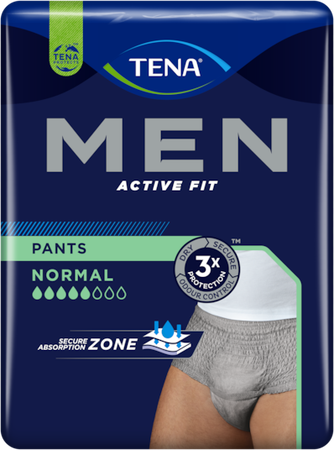 Tena Men Active Fit Pants Norm.grijs l/xl10 772802 1