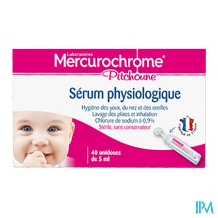 Mercurochrome Pitchoune Isoton. Zoutopl. 40x5ml 1