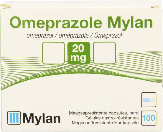 Omeprazol Viatris 20mg Caps 100 6