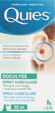 Quies Doculyse Spray Tegen Oorproppen 30ml 4